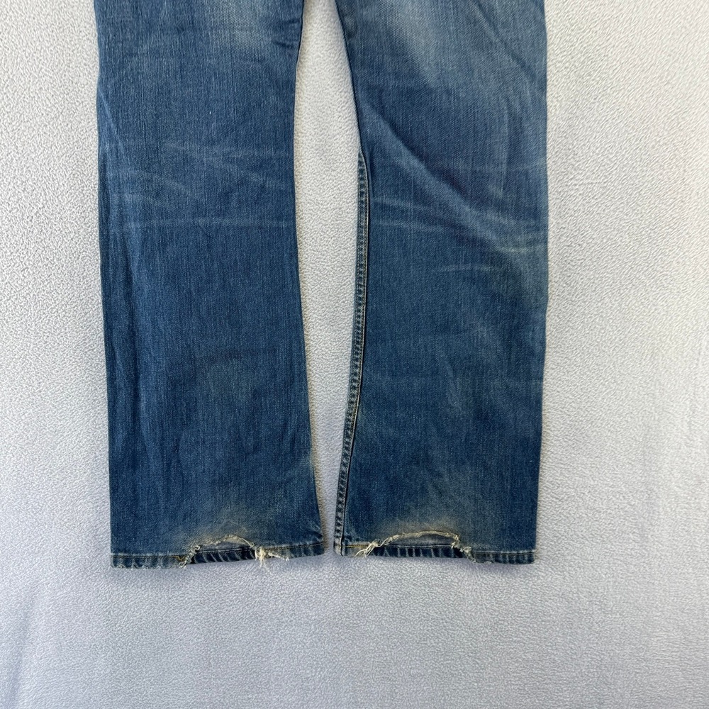 Vintage Levis Jeans Mens 30x34 Blue 512 Bootcut Denim Whisker Faded Baggy y2k - Picture 9 of 12